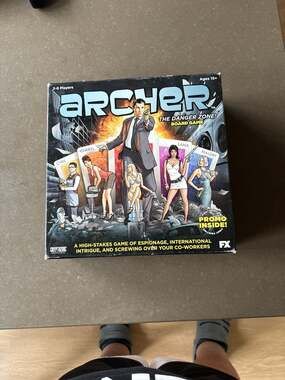 Archer: The Danger Zone! Board Game (2014) First Printing with Promo